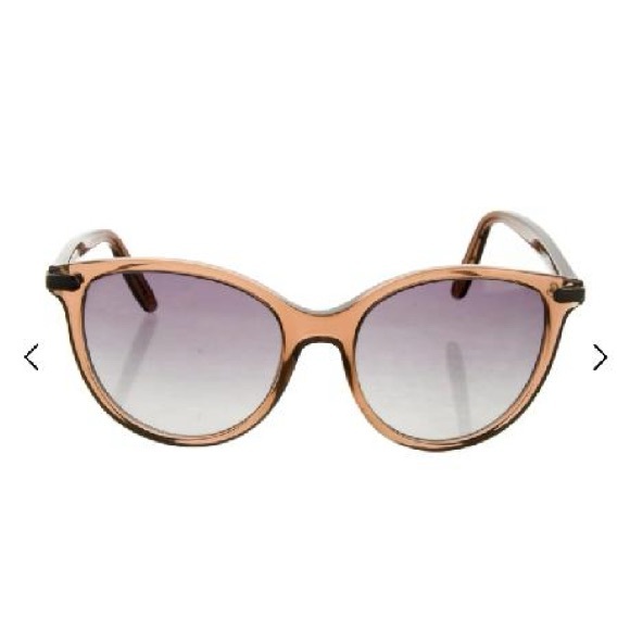 Bottega Veneta Intrecciato Weave Round Sunglasses - Picture 2 of 3